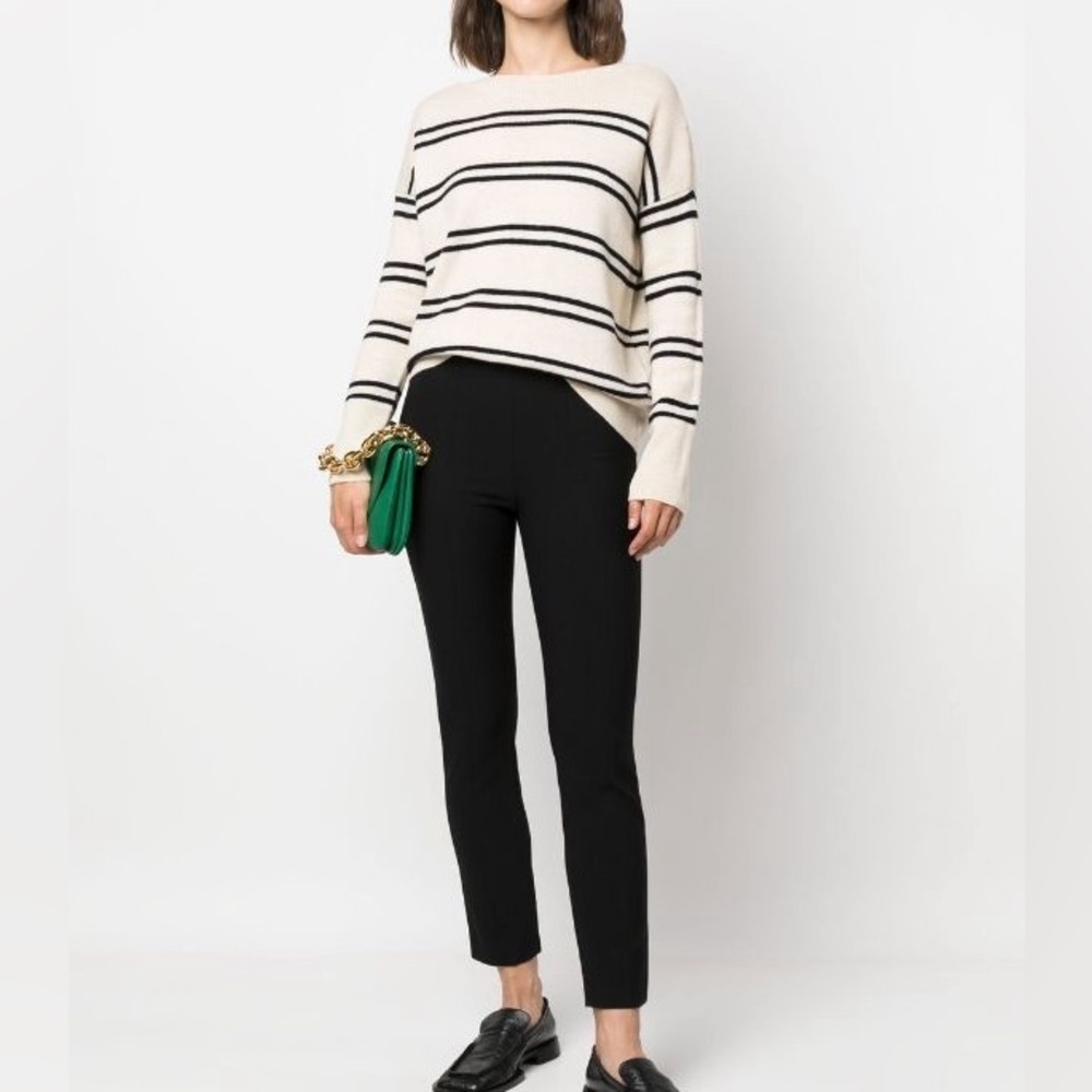Vince
slim-fit pull-on trousers
Black size small